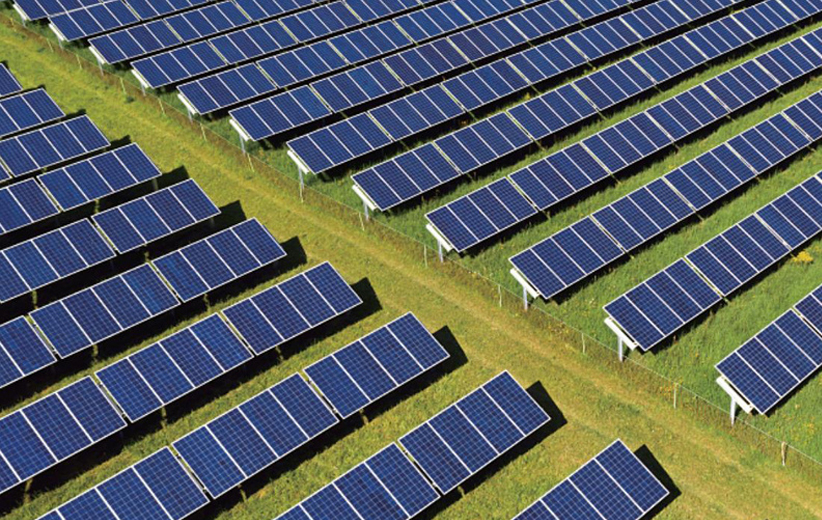 Ground distributed photovoltaic power station